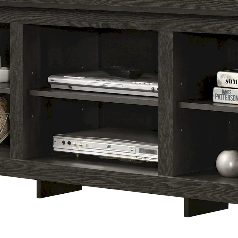 70 TV Stand with Open Shelves and Cable Management