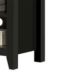 70 TV Stand with Open Shelves and Cable Management