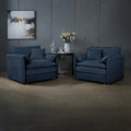 Chenille Accent Sofa Chair with Oversized Armchairs and 29.92 Deep Seats (800lb Capacity)