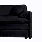 Chenille Accent Sofa Chair with Oversized Armchairs and 29.92 Deep Seats (800lb Capacity)