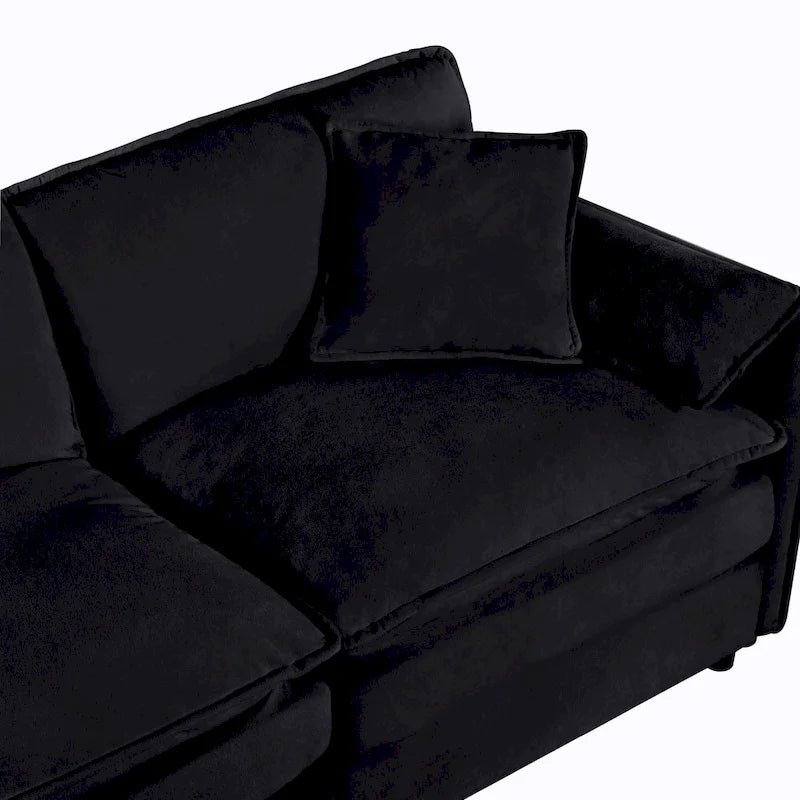 Chenille Accent Sofa Chair with Oversized Armchairs and 29.92 Deep Seats (800lb Capacity)