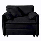 Chenille Accent Sofa Chair with Oversized Armchairs and 29.92 Deep Seats (800lb Capacity)