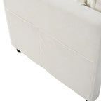 Chenille Accent Sofa Chair with Oversized Armchairs and 29.92 Deep Seats (800lb Capacity)