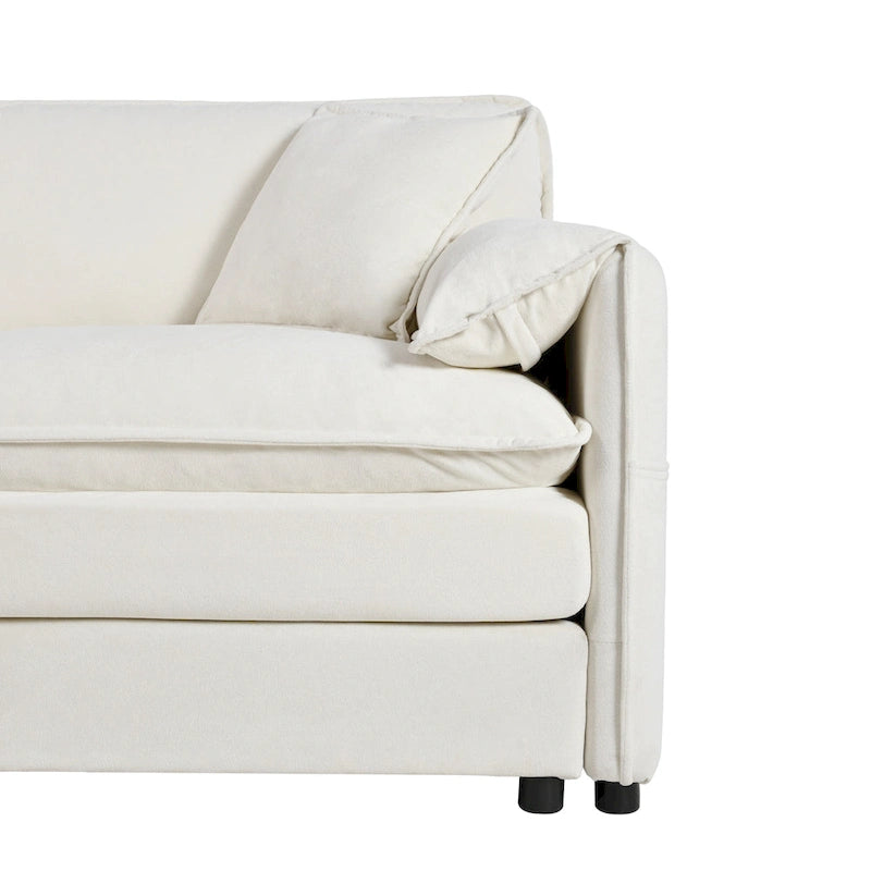 Chenille Accent Sofa Chair with Oversized Armchairs and 29.92 Deep Seats (800lb Capacity)