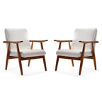 Amber Faux Leather Accent Chair