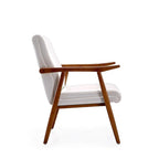 Amber Faux Leather Accent Chair