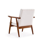 Amber Faux Leather Accent Chair