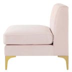 Channel Tufted Performance Velvet Sectional Sofa