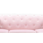 83 in. Tufted Velvet Sectional with 2-Throw Pillow - 83L x 58W x 31H