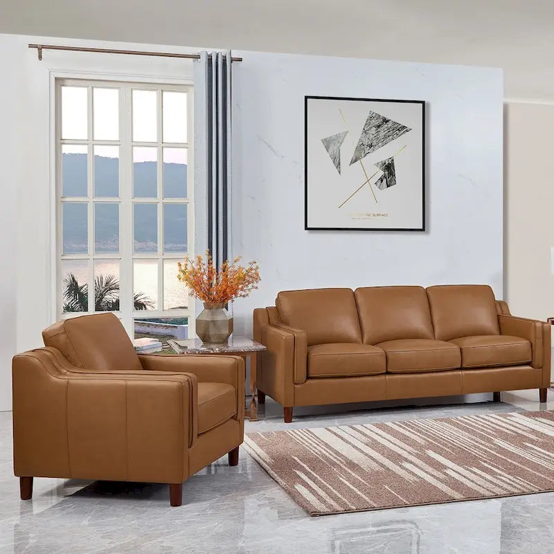Top Grain Leather Sofa