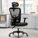 ALPHA HOME High Back Mesh Office Chair Adjustable Headrest, Armrest, Rolling Swivel Reclining Chair