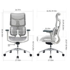 Ergonomic Mesh Office Chair with Adjustable seat depth - 74*70*127