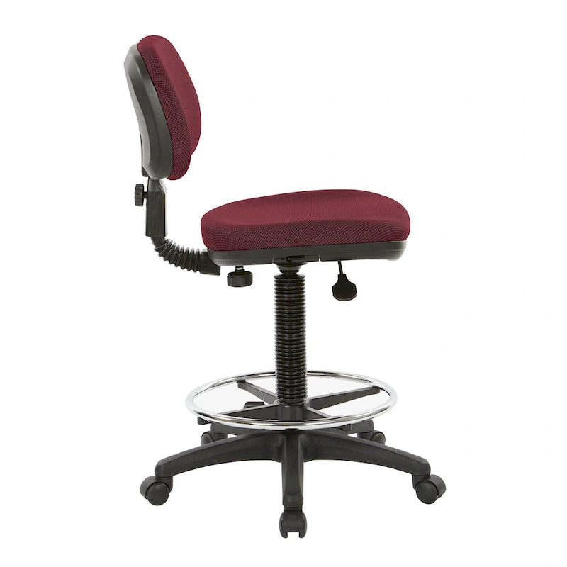 Sculptured Seat and Back Drafting Chair