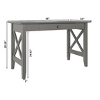 Writing Desk with Drawer in Grey