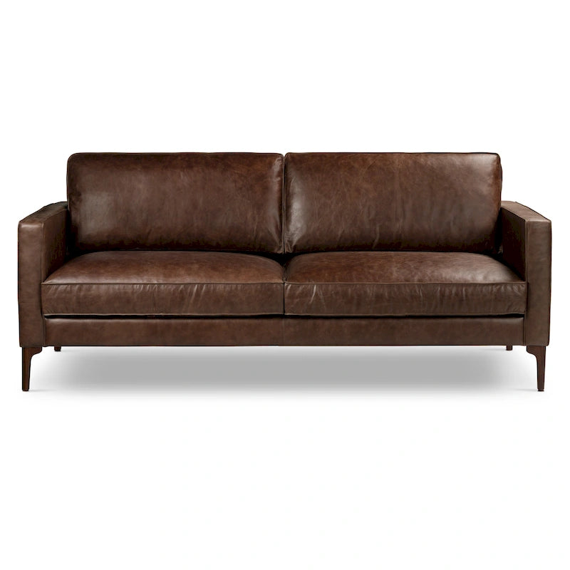 82.5 Sofa - Full Grain Genuine Italian Leather