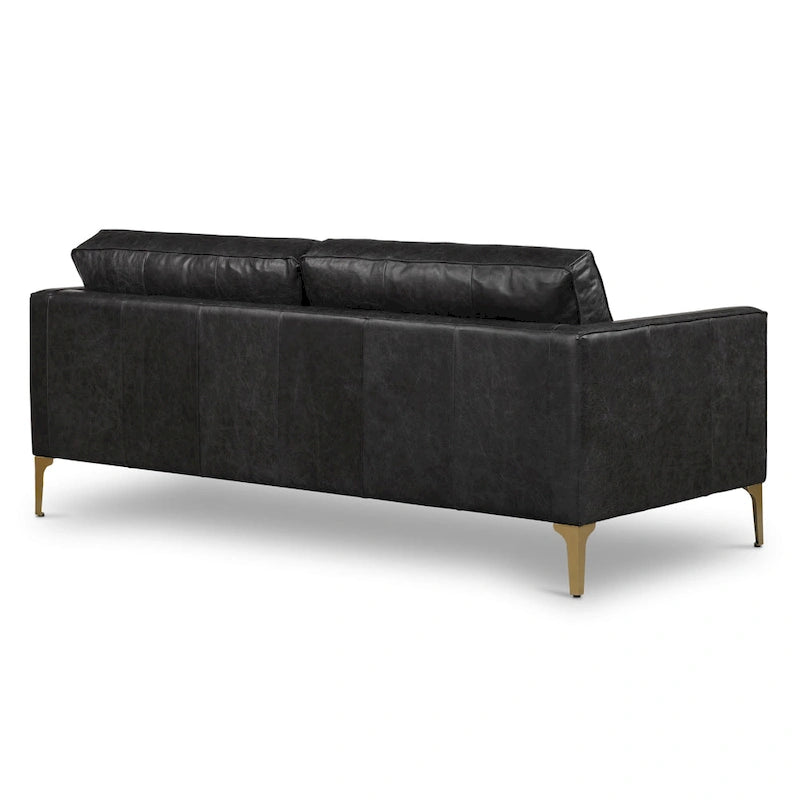 82.5 Sofa - Full Grain Genuine Italian Leather