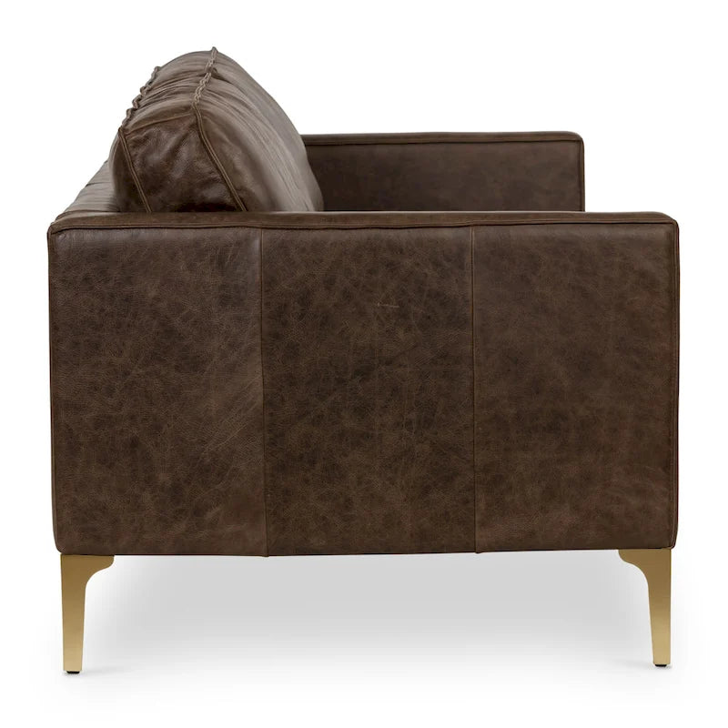 82.5 Sofa - Full Grain Genuine Italian Leather