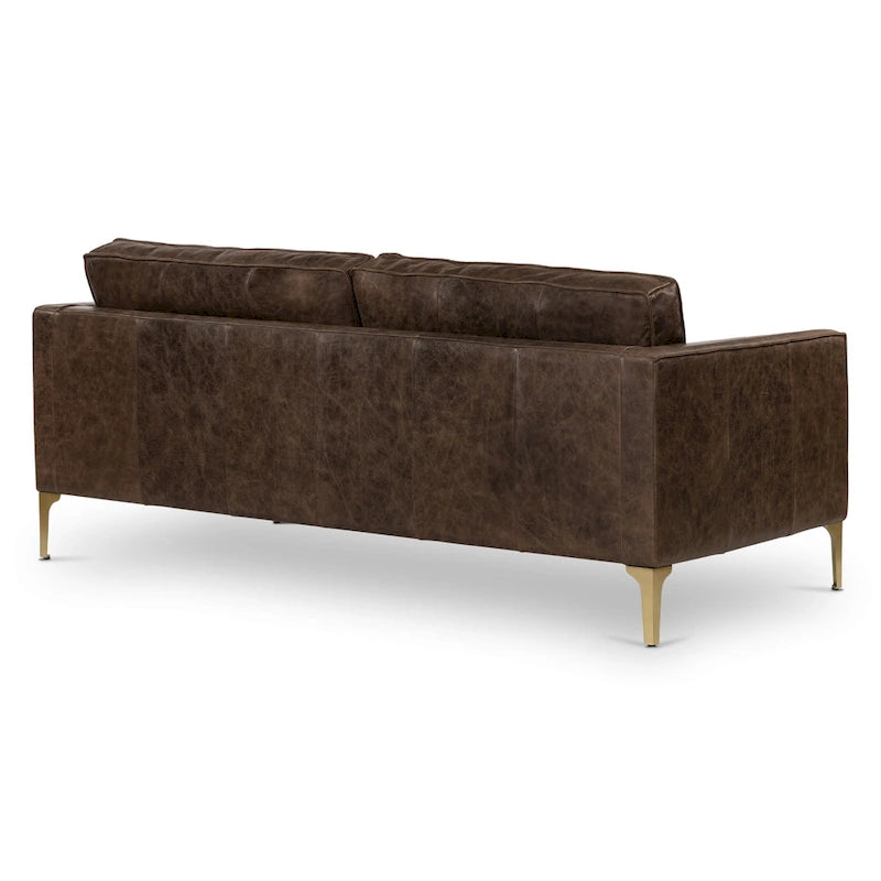 82.5 Sofa - Full Grain Genuine Italian Leather