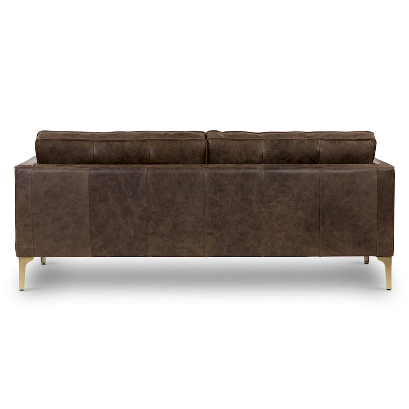 82.5 Sofa - Full Grain Genuine Italian Leather