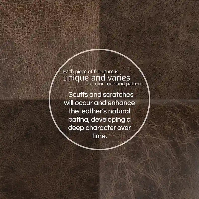 82.5 Sofa - Full Grain Genuine Italian Leather