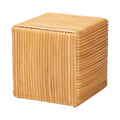 Bohemian Light Honey Rattan Footstool