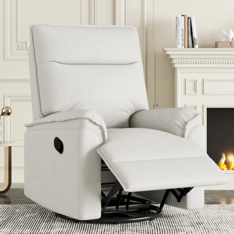 360 Degree Swivel Recliner Manual Recliner Chair Theater Recliner Sofa for Living Room