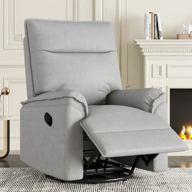 360 Degree Swivel Recliner Manual Recliner Chair Theater Recliner Sofa for Living Room