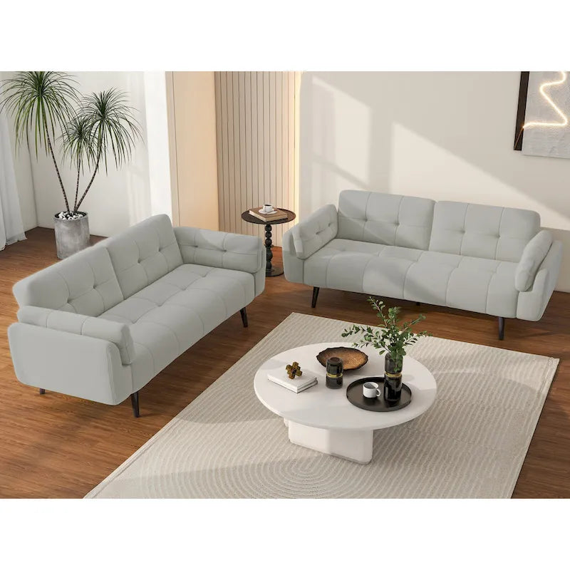Futon Convertible Sofa Bed Adjustable Reclining Sleeper