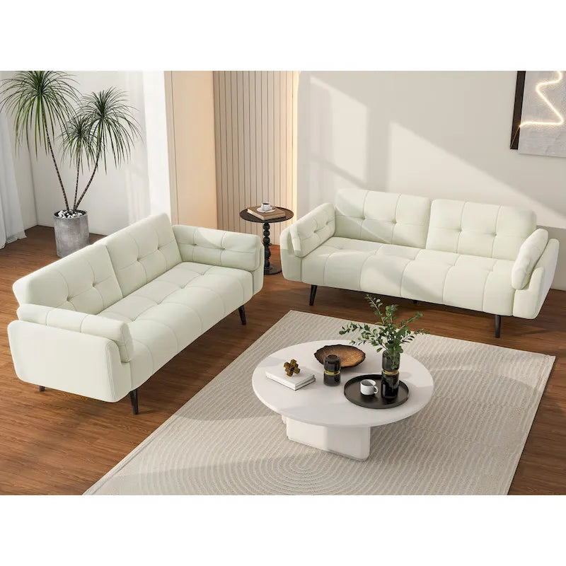 Futon Convertible Sofa Bed Adjustable Reclining Sleeper