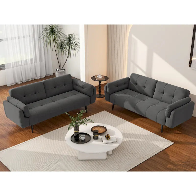 Futon Convertible Sofa Bed Adjustable Reclining Sleeper