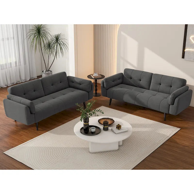 Futon Convertible Sofa Bed Adjustable Reclining Sleeper