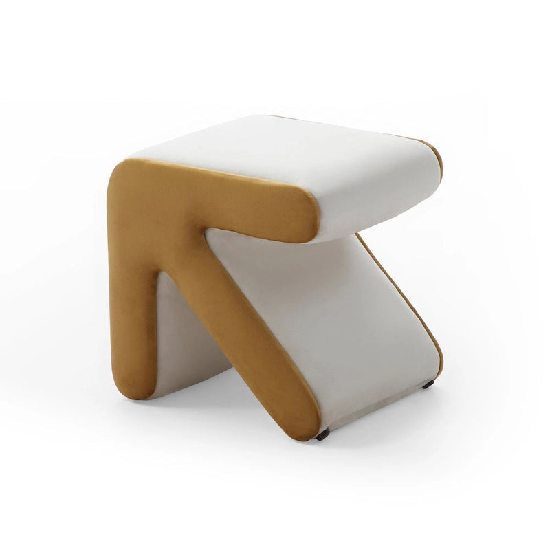 Modern Creative Upholstered Velvet Stool Ottoman