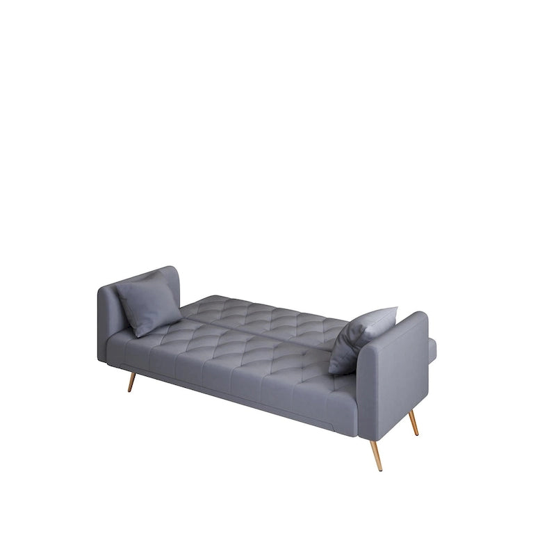 71 Convertible Double Folding Living Room Sofa Bed