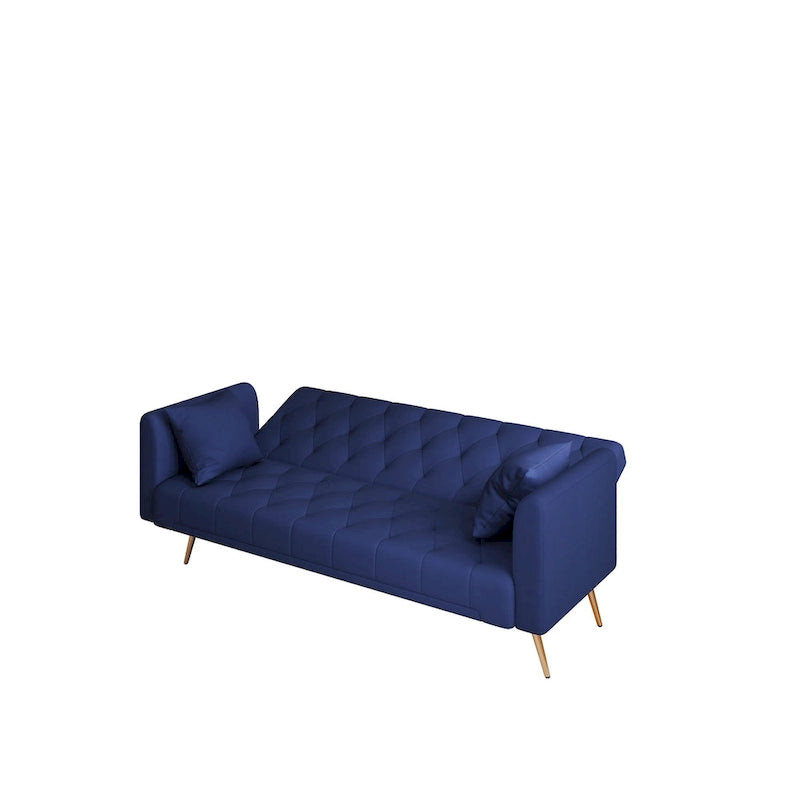 71 Convertible Double Folding Living Room Sofa Bed