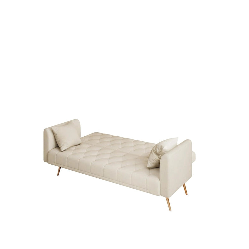 71 Convertible Double Folding Living Room Sofa Bed