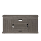 60 Wood TV Stand with Storage Space and Cable Management Cutouts