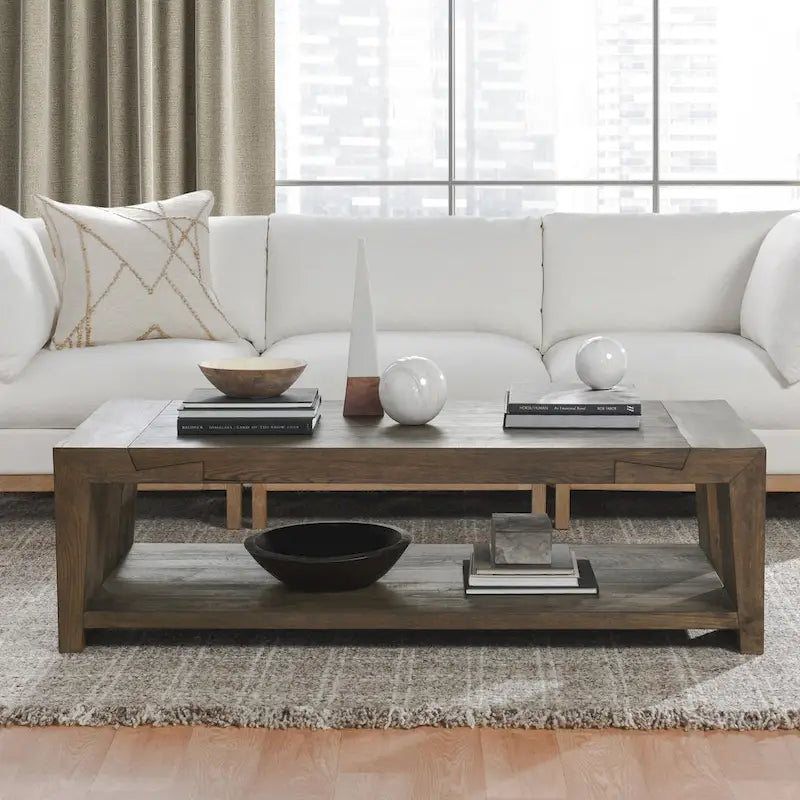 60 Oak Coffee Table