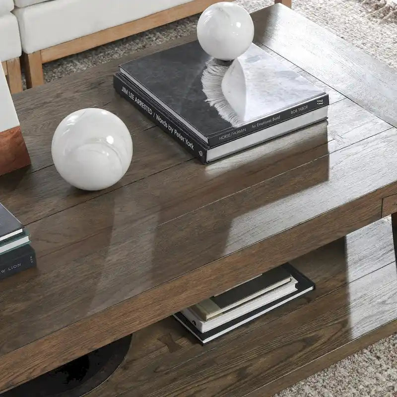 60 Oak Coffee Table