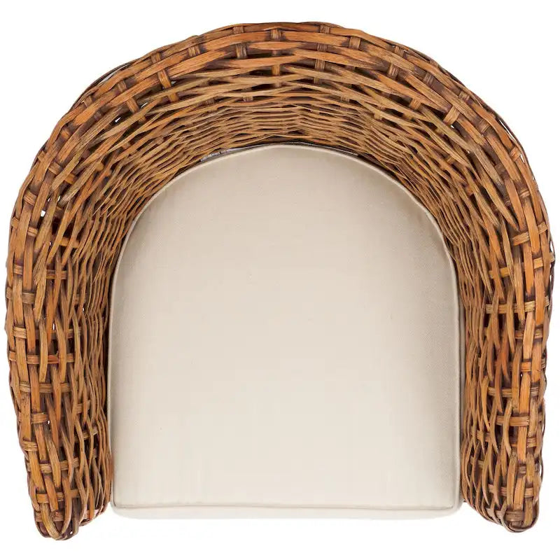 Rattan Barrel Chair - 29Wx27Dx33H