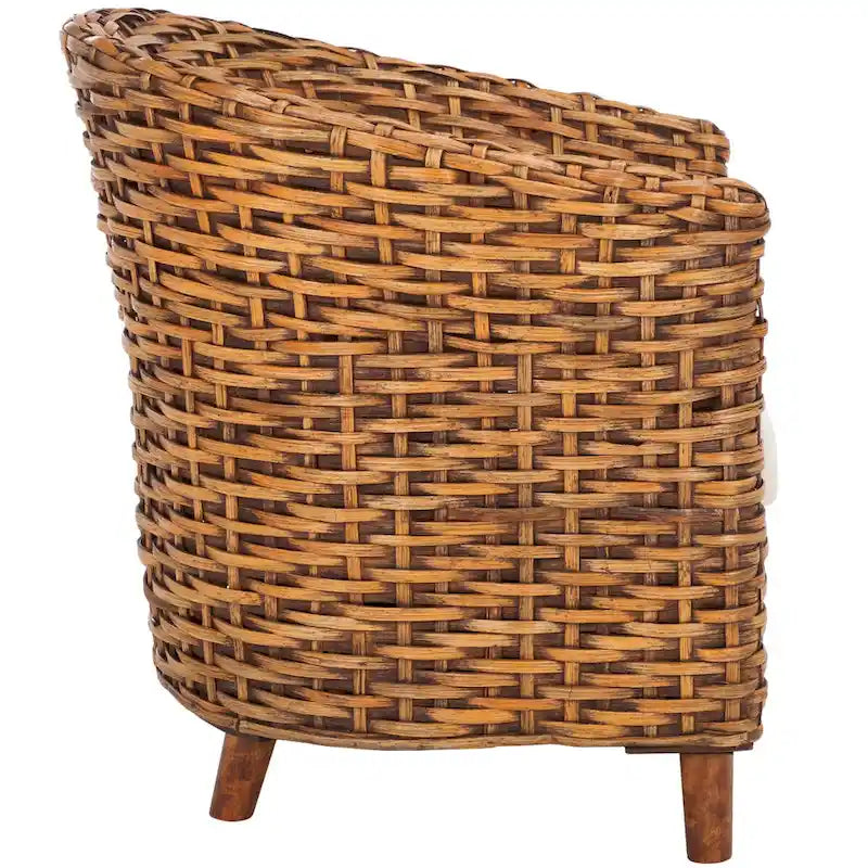 Rattan Barrel Chair - 29Wx27Dx33H