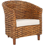 Rattan Barrel Chair - 29Wx27Dx33H